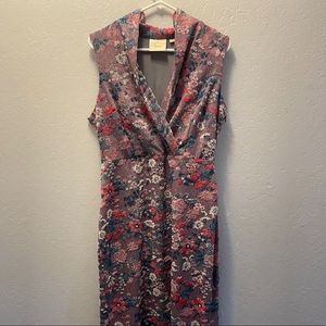 Lavender floral dress. Women’s size 12.